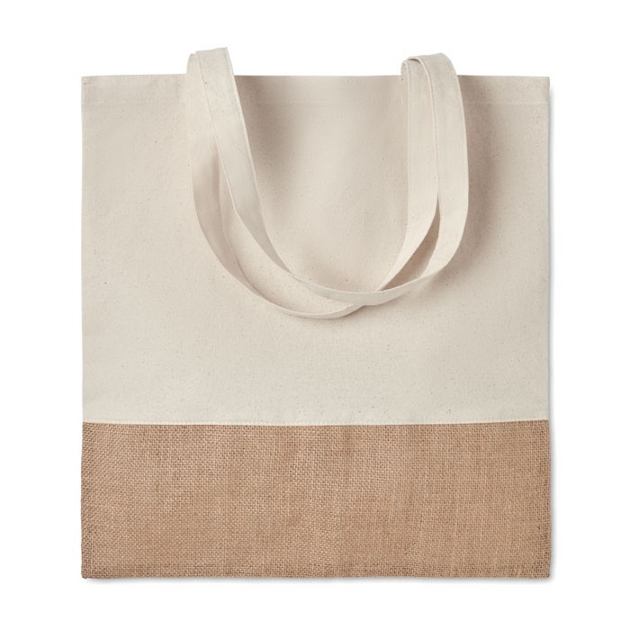 Shopping bag w/ jute details