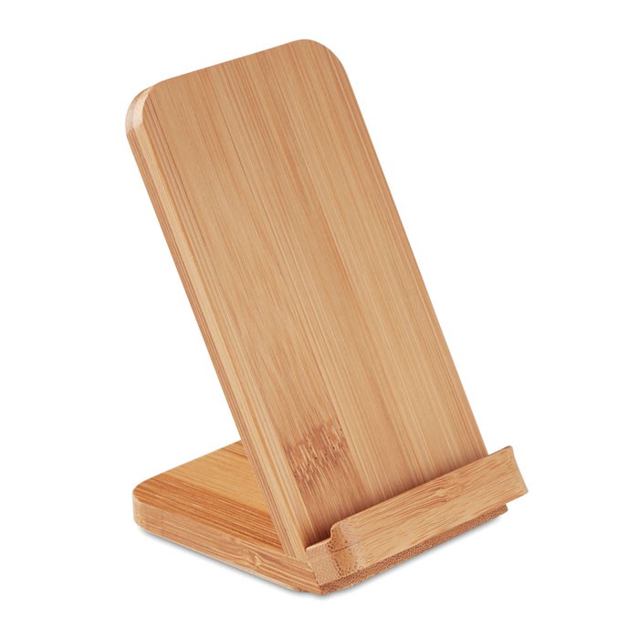 Bamboo wireless charging stand