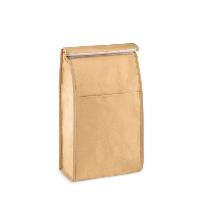 Woven paper 2.3L lunch bag.