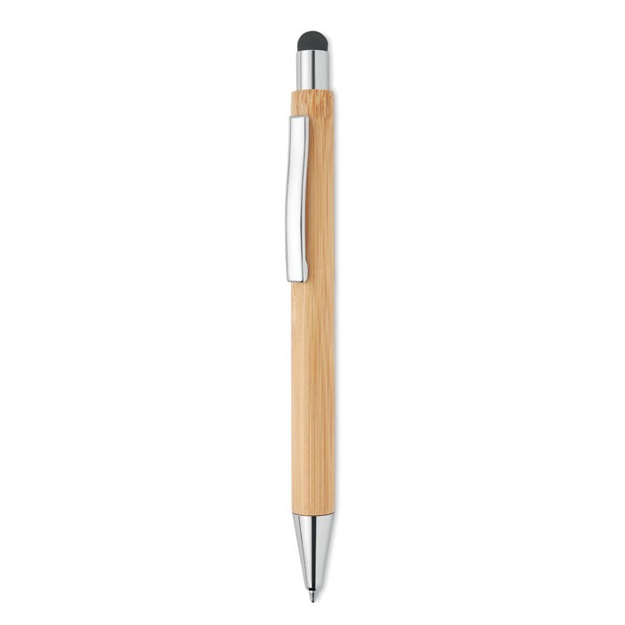 Bamboo stylus pen blue ink