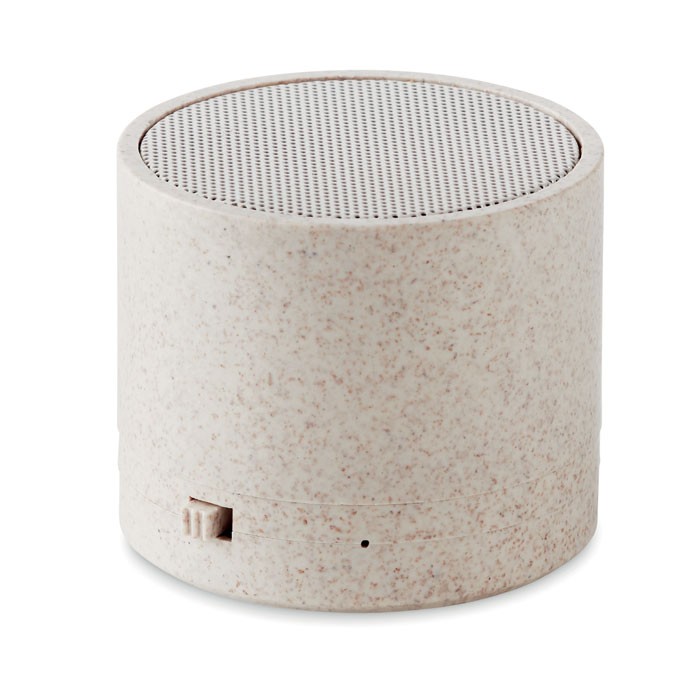 3W speaker in wheat straw/ABS