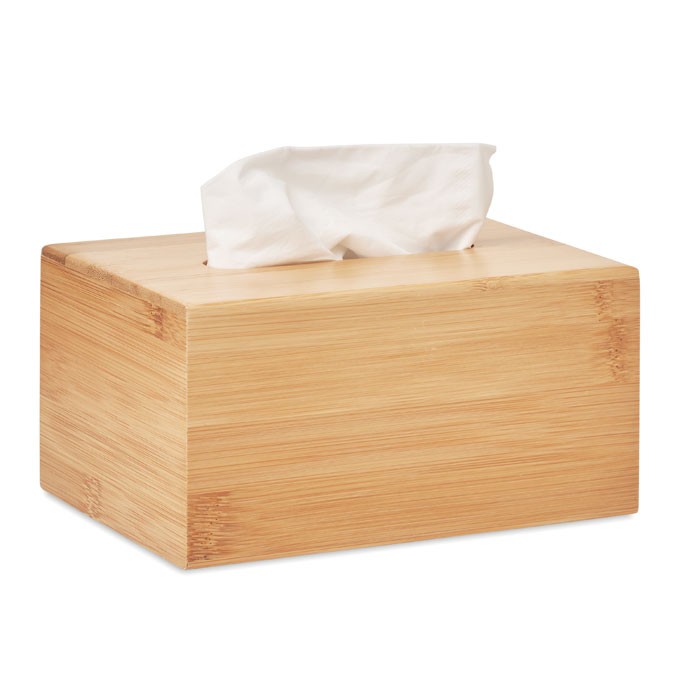 Bamboo tissue box