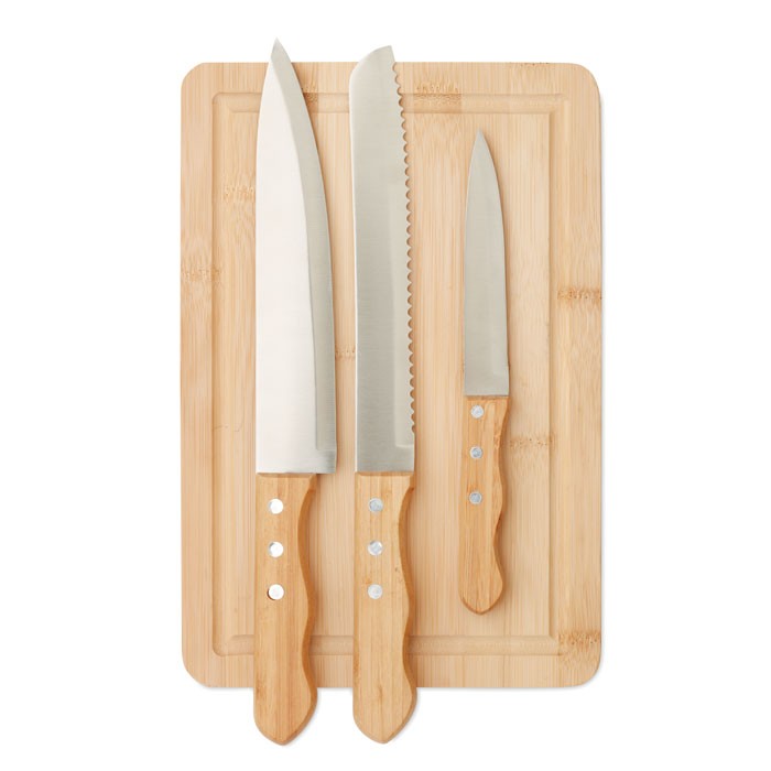 Bamboo cutting board set