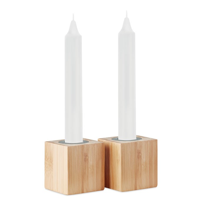 Bamboo tealight holder