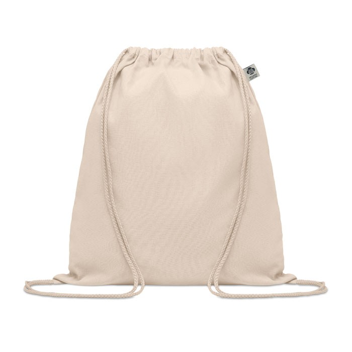 Organic cotton drawstring bag