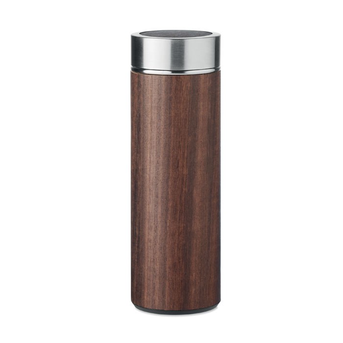 Double wall wooden flask 400ml