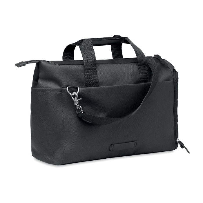 600D RPET messenger laptop bag