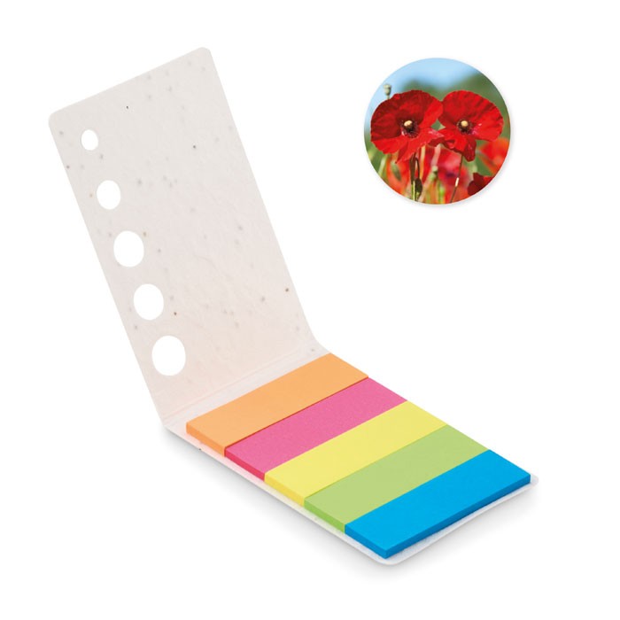 Seed paper sticky notes