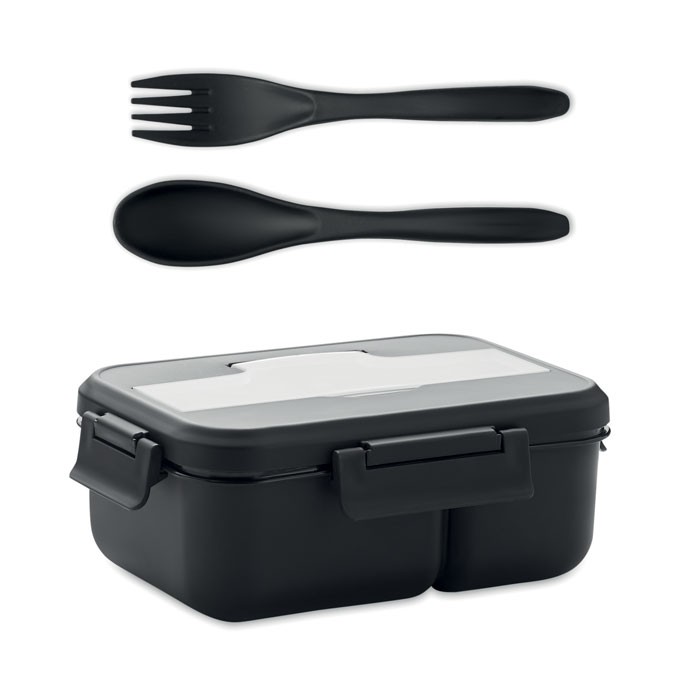 Lunch box with cutlery in PP