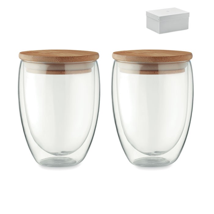 Set of 2 glasses 350 ml in box