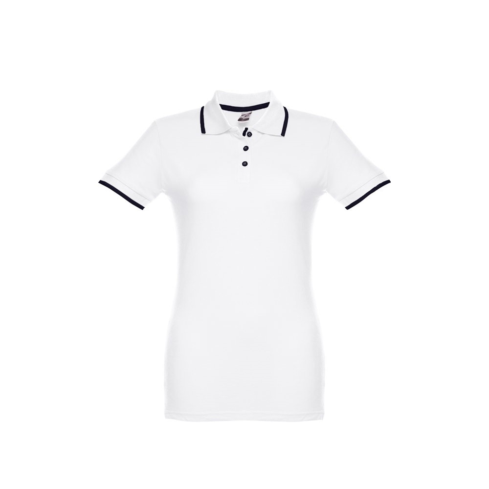 THC ROME WOMEN WH. Women's slim fit polo shirt